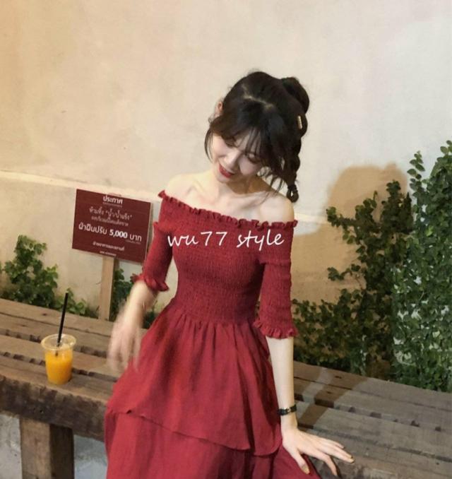 オフショルダー ワンピース オフショル ワンピース オフショル ロングワンピース マキシワンピース リゾートワンピース 夏 肩出し ワンの通販はau Pay マーケット Sayurio