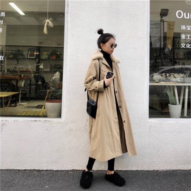 ボア付きトレンチコート トレンチコート ボア コート レディース 長袖 カジュアル おしゃれ ママ アウター 通勤 オフィス きれいめ の通販はau Pay マーケット Sayurio