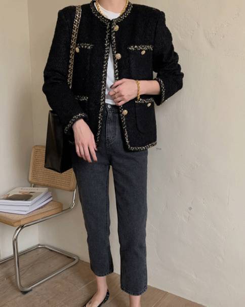 ツイードジャケット レディース 着まわし 体型カバー アウター ジャケット レディース ツイード ママコーデ 着こなし ショートジャケットの通販はau Pay マーケット Sayurio