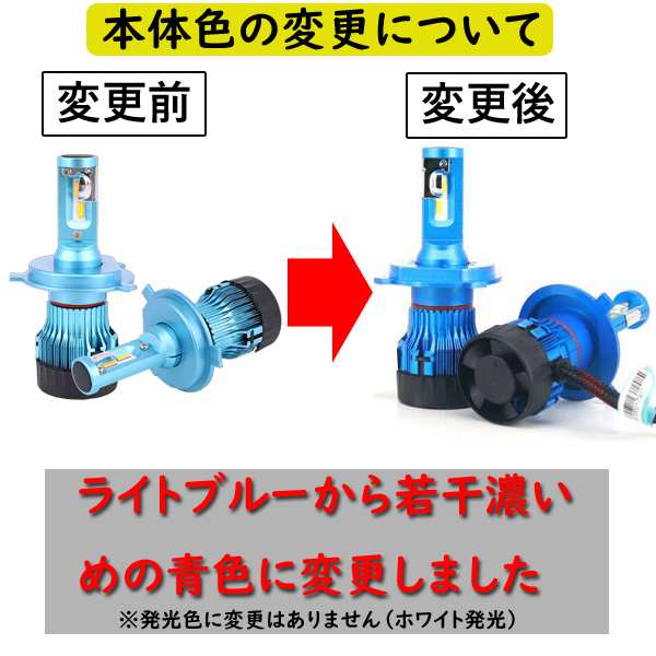 【CREE】バラスト不要 ダイハツ キャスト 　CAST LA250S LA260S LEDヘッドライト H4 車検対応 H4Hi/Lo切替 10000lm H4HiLo ホワイト