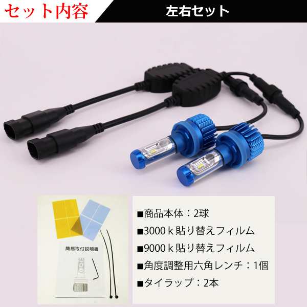 超小型】LEDフォグランプ H8 H11 H16 HB3 HB4 HIR2【車検対応