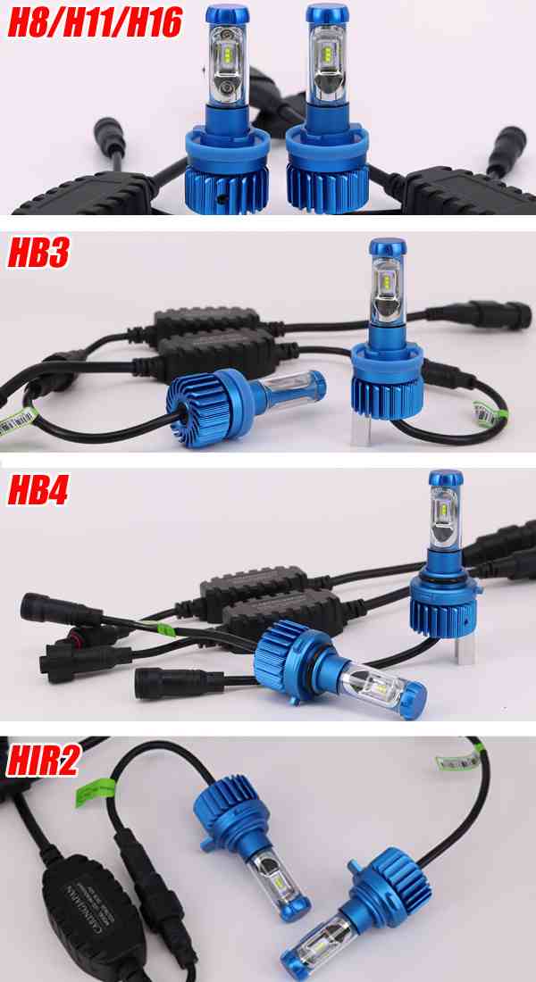 LED HB4 H8 H11 H16  20000lm 3色切り替え　ワンオフ