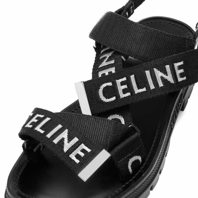 海外販売× CELINE セリーヌ ストラップ付 サンダル LEO レオ