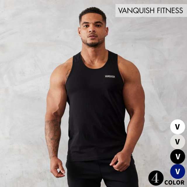 訳あり品送料無料 セール Vanquish fitness タンクトップ S 黒