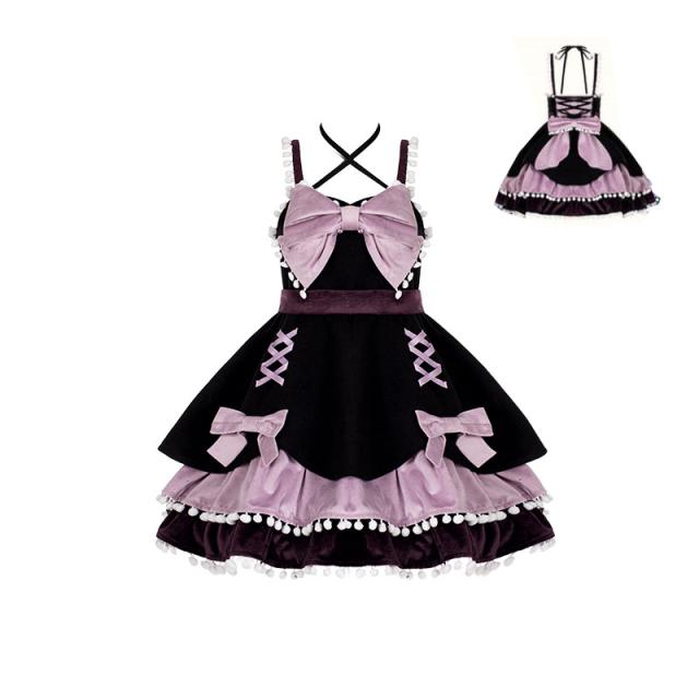 送料無料】ワンピース コスプレ ロリータ ゴスロリ パーティー 発表会