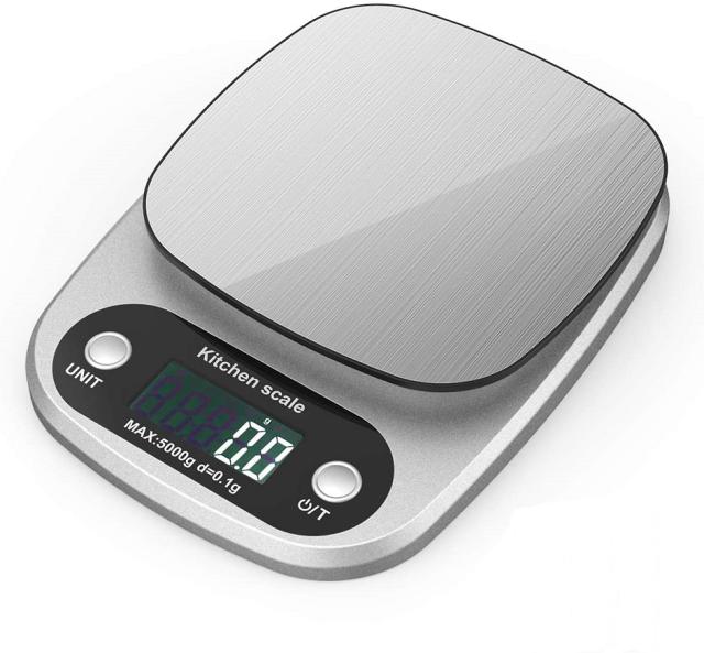 キッチンスケール デジタルスケール 0 1g単位 クッキングスケール 最大5kgまで 計量可能の通販はau Pay マーケット おっぽハウス レジン ハンドメイド素材
