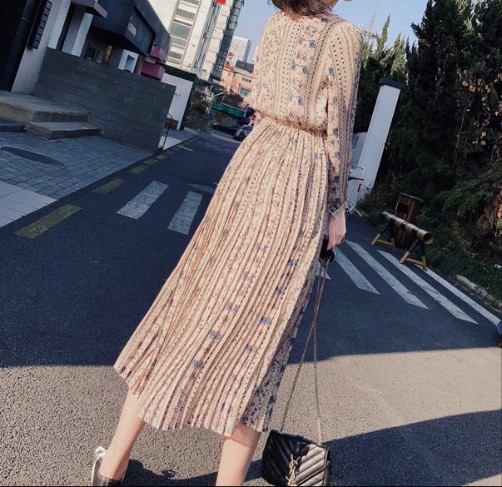 レトロ 花柄 ワンピース ロング丈 レディース ストライプ 小花柄 ロング ワンピース マキシ丈 カジュアル シースルーワンピースの通販はau Pay マーケット Solare Shop