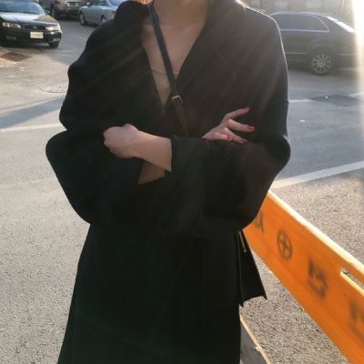 ガウンコート ロングコート レディース ウエストベルト ロング丈 マスタード 黄色 黒 秋 冬 秋冬 アウター 韓国 オルチャン カジュアル の通販はau Pay マーケット Solare Shop