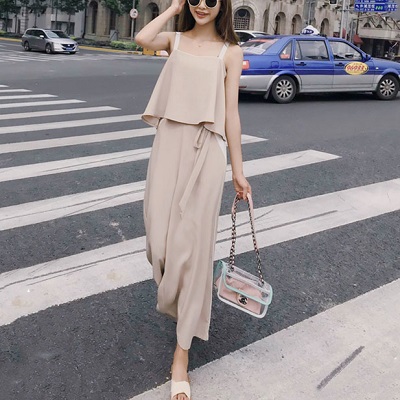 上品 セットアップ セット販売 オールインワン ロンパース きれいめ 上品 カジュアル ベージュ オフホワイト ネイビー キャミソールの通販はau Pay マーケット Solare Shop