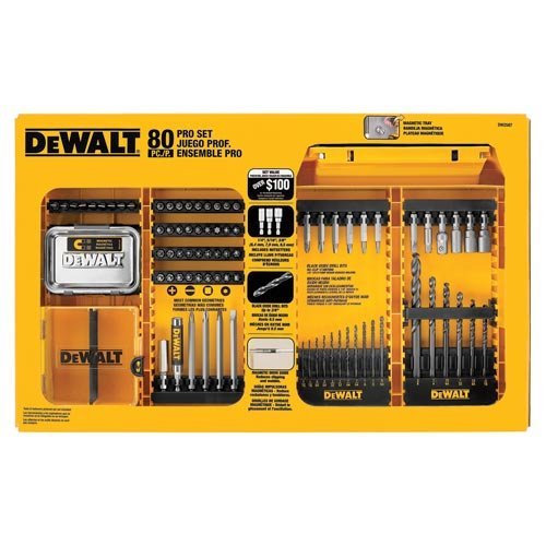 DEWALT プロフェッショナル ドリルビット 80本セット DEWALT プロフェッショナル ドリルビット 80本セット