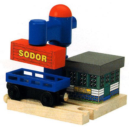 ラーニングカーブ きかんしゃトーマス 木製レールシリーズ カーゴドロップ FC-30042の通販は