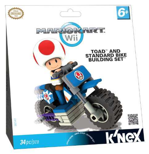 マリオカート ブロック ビルディングセット Mario Kart Wii Bike Building Set キノピオとスタンダードバ