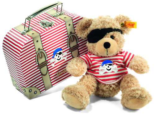 Steiff (シュタイフ)製 "Fynn Teddy Bear Pirate In Suitcase "(フィン・テディベア・パイレーツ・イン・の通販は