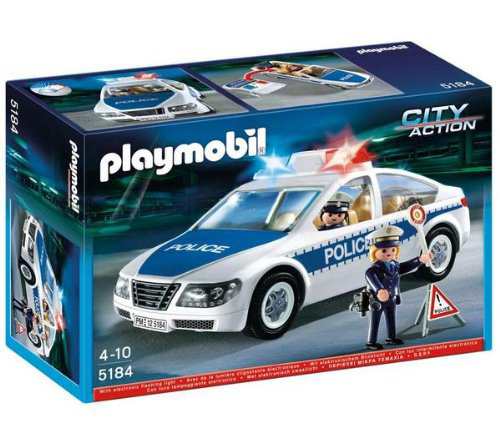 プレイモービル ライト点灯Police Car☆playmobil【5184】