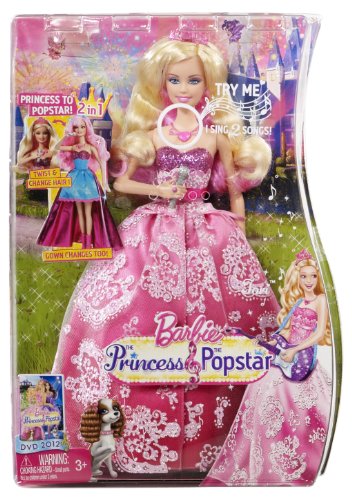 バービーBarbie The Princess and The Popstar Transforming Tori Doll