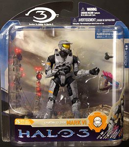 HALO3＜ヘイロー3＞アクションフィギュア シリーズ3/スパルタン・ソルジャー＜シルバー ミョルニム アー