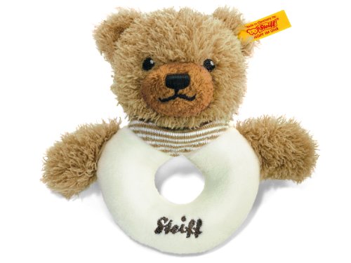 Steiff Grip Toy (シュタイフ グリップ トイ)　"おやすみクマちやん ホワイト ラトル"の通販は 17,220円