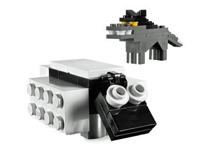 LEGO 3845 Shave a Sheep (レゴ ゲーム 羊の毛刈り競争)_2
