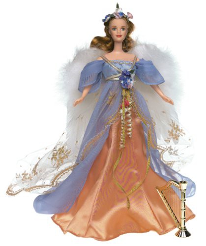 バービーHarpist Angel Barbie Doll 参議院 バービー ホリデー ...