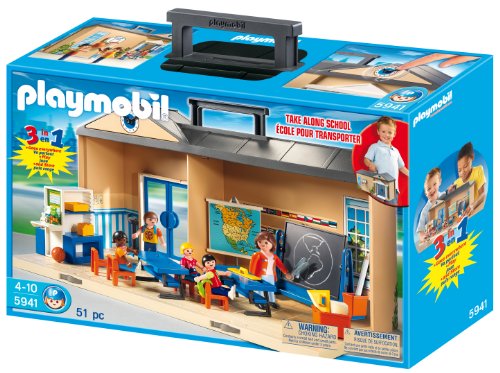 Playmobil（プレイモービル） Take Along School Playset スクール