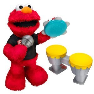 セサミストリートレッツロックエルモ 英語で歌いながら太鼓お叩く　Let's Rock Elmo