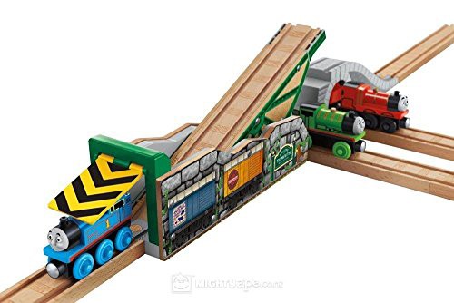 きかんしゃトーマス 木製レールシリーズ TIDMOUTH'S TIPPING BRIDGE ティッドマウスの傾いてる橋 BMM89