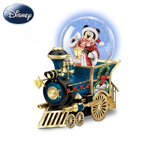 ディズニーフィギュア スノーグローブ ミッキー "Santa Mouse Is Comin' To Town" B005ZEOGEM