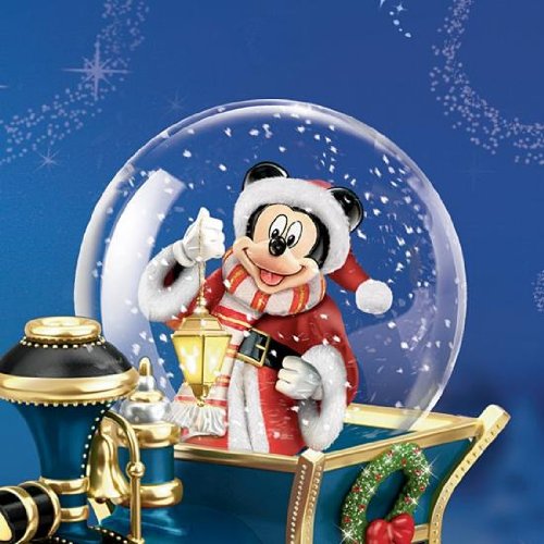 ディズニーフィギュア スノーグローブ ミッキー "Santa Mouse Is Comin' To Town" B005ZEOGEM_1