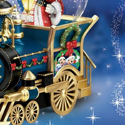 ディズニーフィギュア スノーグローブ ミッキー "Santa Mouse Is Comin' To Town" B005ZEOGEM_3