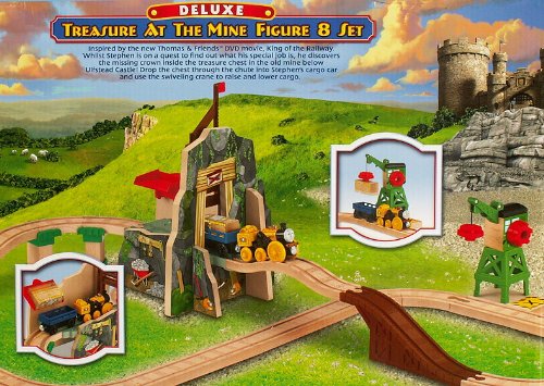 きかんしゃトーマス 木製レールシリーズ スティーブン 鉱山の宝 ベーシックセット Treasure At The Mine_1