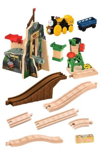 きかんしゃトーマス 木製レールシリーズ スティーブン 鉱山の宝 ベーシックセット Treasure At The Mine_3
