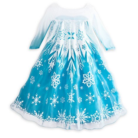 Disney Store Frozen Princess Elsa Costume Size M 7/8 アナと雪の女王 プリンセスエルサ ドレス Mサイ_1