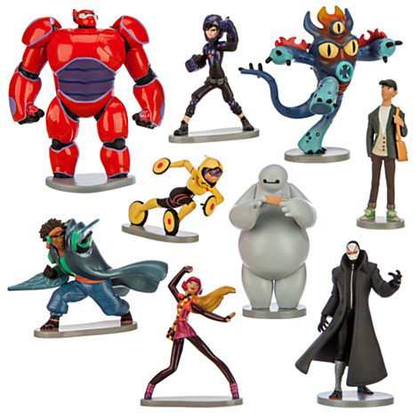 Disney Big Hero 6 Figure Set ベイマックス 9点 フィギュアセット 海外直送品の通販はau Pay マーケット ワールドセレクトショップ