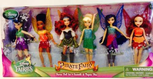 Disney (ディズニー)Pirate Fairy Set of 6 Dolls Tinkerbell