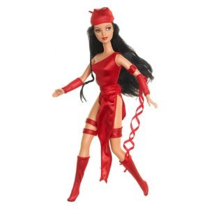 Barbie as Elektra from Marvel Comics