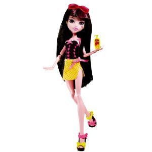 Mattel Monster High "Freaky Just Got Fabulous" Gloom Beach Series 11 Inch Doll - Draculaura "Daugh_1