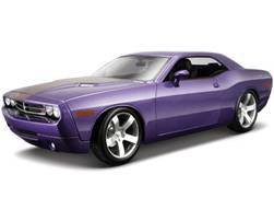 2006 Dodge (ドッジ) Challenger Concept Purple 1:18 ミニカー ダイ 