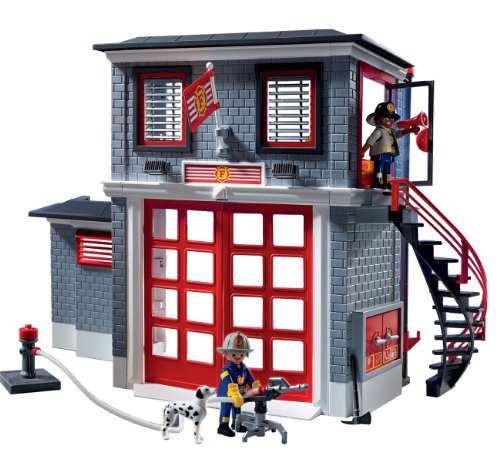 playmobil fire rescue set