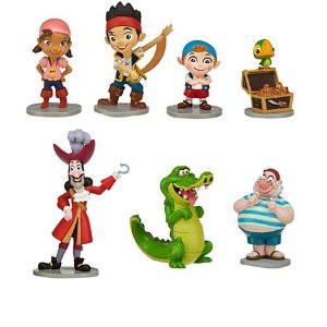 Disney (ディズニー) Jake and the Neverland Pirates Figurine Playset ~ 7 pieces