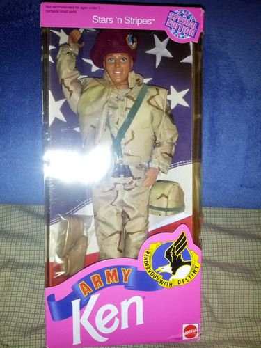 バービーStars 'N Stripes Army Barbie 1992　 5618