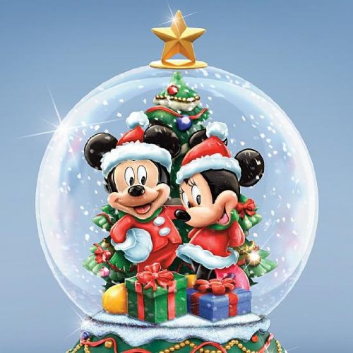ディズニーフィギュア スノーグローブ ミニーマウス "A Swell Holiday Miniature" Snowglobe B0062JSF78_1