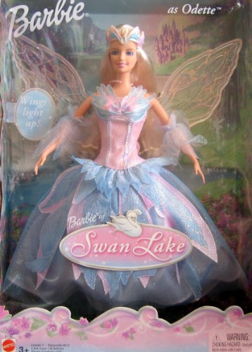 Swan Lake Barbie バービー Doll as ODETTE w Light Up Wings (2003) 人形 ドール