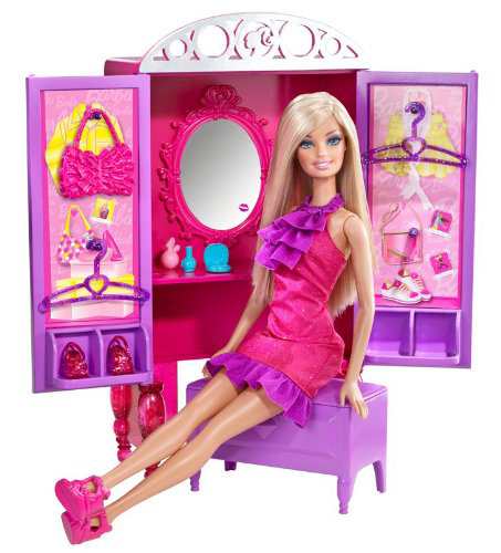 barbie doll and set