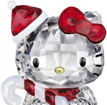 スワロフスキー SWAROVSKI クリスタル フィギュア Hello Kitty