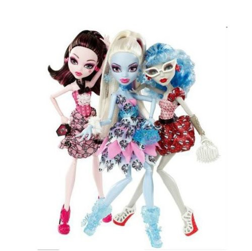 モンスターハイ Exclusive Dot Dead Gorgeous 3 Pack Draculaura Abbey Bominable Ghoulia Yelps