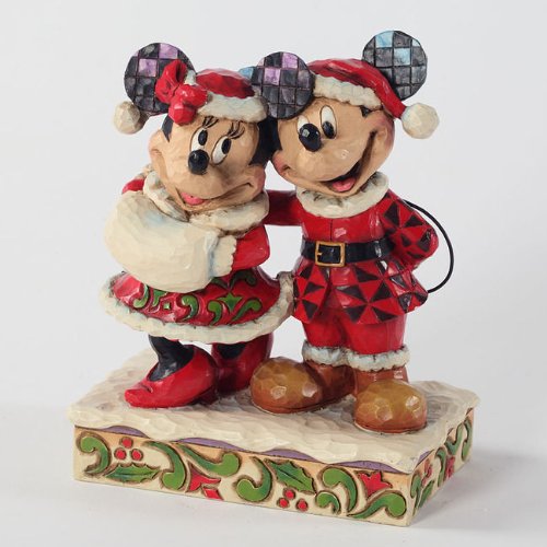 ディズニーフィギュア ジム・ショワ ミッキー ミニー "Holiday Duet" JimShore #4027934