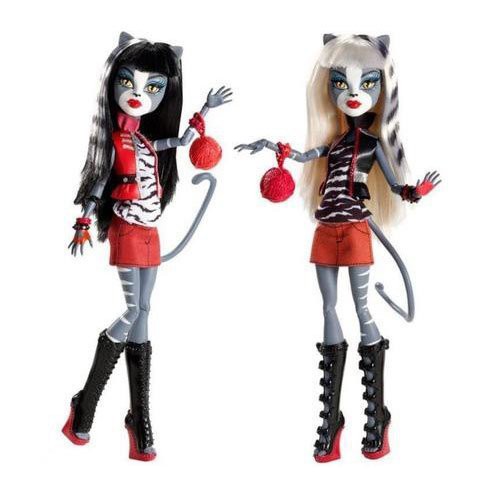 Monster High (モンスターハイ) Bundle - Werecat Sisters， Scaris