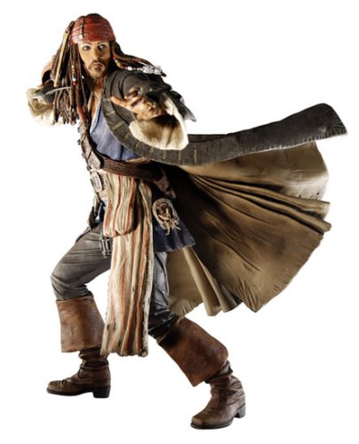 PIRATES of the CARIBBEAN At World's End 12 inch Sound Figure: CAPT. JACK SPARROW