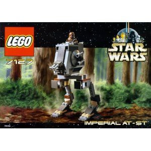 レゴ Year 2001 スターウォーズ #7127 - インペリアル AT-ST with Chewbacca ミニ フィギュア (Total ピ