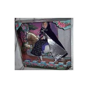 1999 Royal Romance Barbie the Legend of a Mysterious Beauty and Her White Stallion